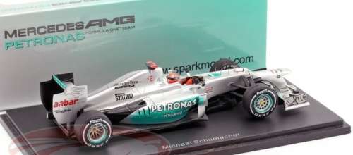 Mercedes-AMG Petronas W03 F1 #7 Monaco 2012 MSC 1/43 Spark NEW #5786 instant wheels