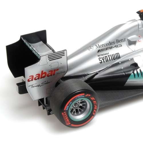 Mercedes-AMG Petronas W03 F1 #7 Monaco 2012 MSC 1/43 Spark NEW #5786 instant wheels