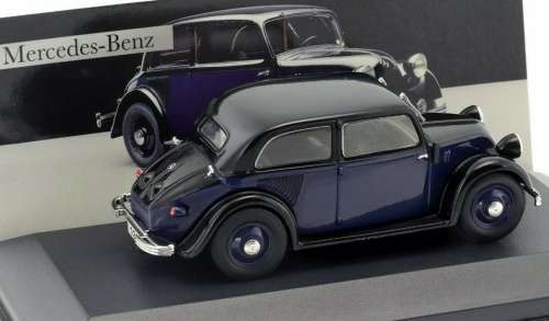 Mercedes-Benz 130 (W23) 1934 dark blue 1/43 IXO/Altaya NEW+BOXED  #5800 instant wheels