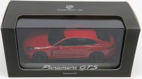 Porsche Panamera GTS (971) 2016 red 1/43 Herpa NEW+boxed  #5791 instant wheels