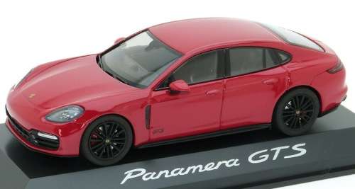 Porsche Panamera GTS (971) 2016 red 1/43 Herpa NEW+boxed  #5791 instant wheels