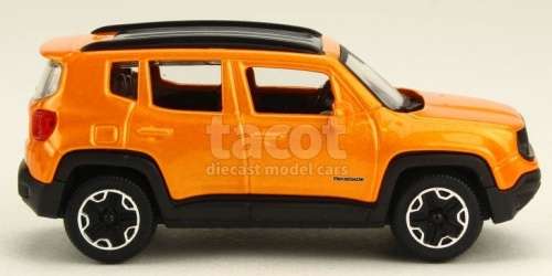 Jeep Renegade 2015 orange-metallic 1/43 Bburago NEW+boxed  #5812 instant wheels