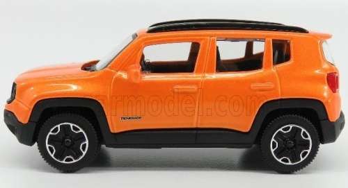 Jeep Renegade 2015 orange-metallic 1/43 Bburago NEW+boxed  #5812 instant wheels