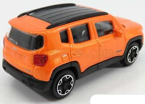 Jeep Renegade 2015 orange-metallic 1/43 Bburago NEW+boxed  #5812 instant wheels