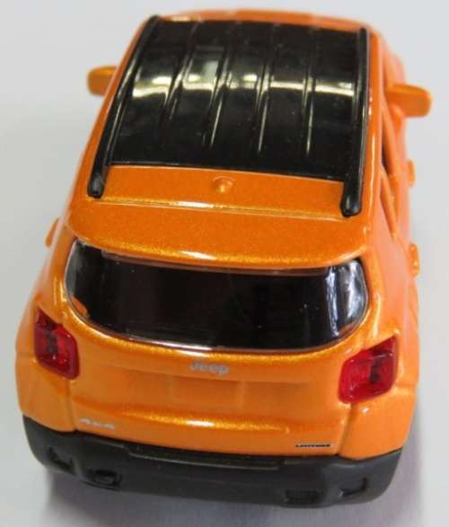 Jeep Renegade 2015 orange-metallic 1/43 Bburago NEW+boxed  #5812 instant wheels