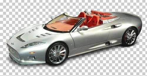 Spyker C12 Spyder 2008 silver 1/43 IXO/Altaya NEWinBlister #5813 instant wheels