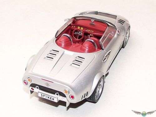 Spyker C12 Spyder 2008 silver 1/43 IXO/Altaya NEWinBlister #5813 instant wheels