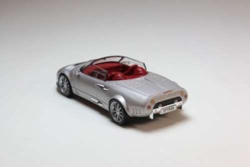 Spyker C12 Spyder 2008 silver 1/43 IXO/Altaya NEWinBlister #5813 instant wheels