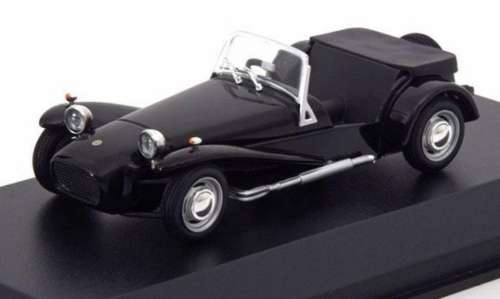 Lotus Super Seven 1968 black 1/43 Maxichamps NEW+boxed  #5817 instant wheels