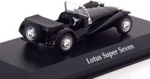 Lotus Super Seven 1968 black 1/43 Maxichamps NEW+boxed  #5817 instant wheels