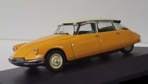 Citroen ID19 1957 orange+white roof 1/43 IXO NEWinBlister  #4113 instant wheels