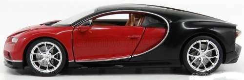 Bugatti-Chiron Le Patron 2016 red+black 1:24 Welly NEW+boxed  #2175 instant wheels