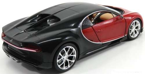 Bugatti-Chiron Le Patron 2016 red+black 1:24 Welly NEW+boxed  #2175 instant wheels