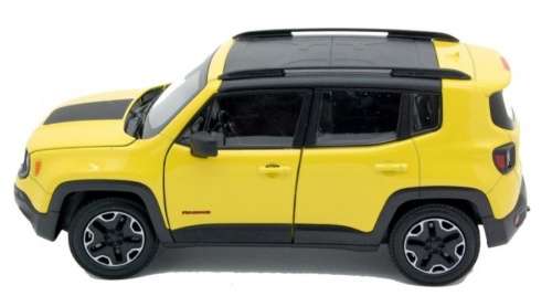 Jeep Renegade Trailhawk 2019 yellow 1:24 Welly NEW+boxed  #2180 instant wheels