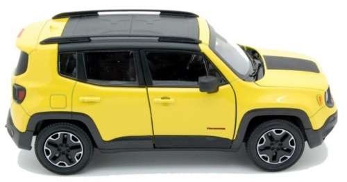 Jeep Renegade Trailhawk 2019 yellow 1:24 Welly NEW+boxed  #2180 instant wheels