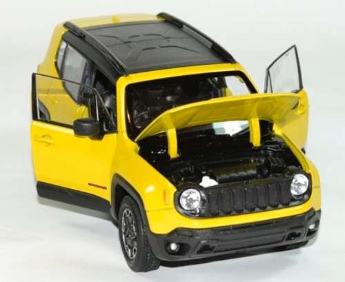 Jeep Renegade Trailhawk 2019 yellow 1:24 Welly NEW+boxed  #2180 instant wheels