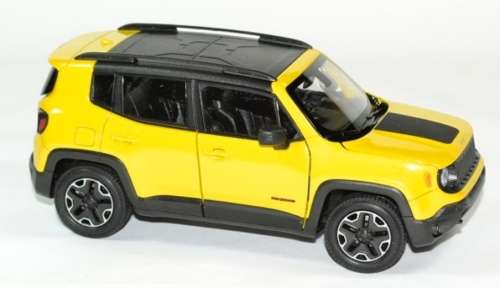 Jeep Renegade Trailhawk 2019 yellow 1:24 Welly NEW+boxed  #2180 instant wheels