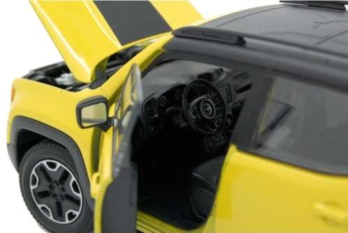 Jeep Renegade Trailhawk 2019 yellow 1:24 Welly NEW+boxed  #2180 instant wheels