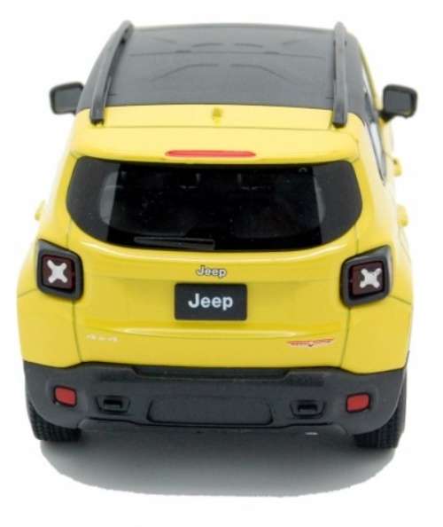 Jeep Renegade Trailhawk 2019 yellow 1:24 Welly NEW+boxed  #2180 instant wheels