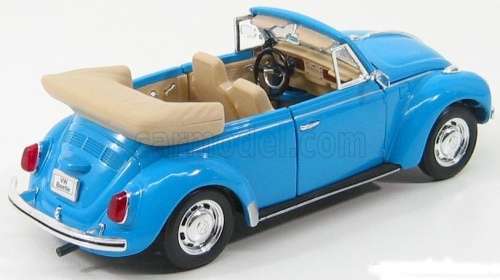 Volkswagen Beetle Cabriolet 1959 lt.blue 1:24 Welly NEW+boxed  #2332 instant wheels