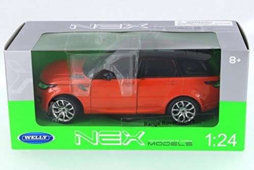 Land Rover Range Rover Sport 2016 orange met 1:24 Welly NEW+boxed   #2333 instant wheels