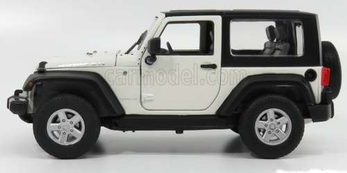 Jeep Wrangler Rubicon 2007 white 1:24 Welly NEW+boxed  #2337 instant wheels