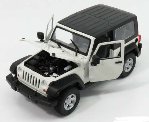 Jeep Wrangler Rubicon 2007 white 1:24 Welly NEW+boxed  #2337 instant wheels