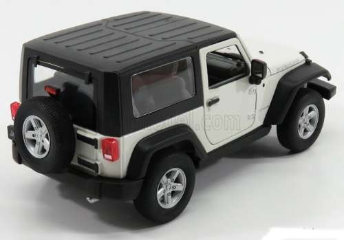 Jeep Wrangler Rubicon 2007 white 1:24 Welly NEW+boxed  #2337 instant wheels
