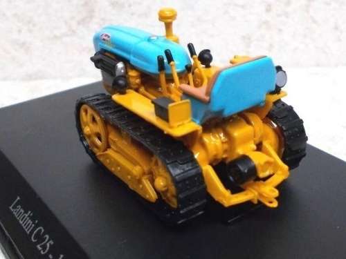 Landini C25 CAT tractor   1957 ora+blue 1/43 Hachette/UH NEW+boxed   #5820 instant wheels