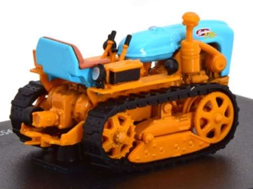 Landini C25 CAT tractor   1957 ora+blue 1/43 Hachette/UH NEW+boxed   #5820 instant wheels