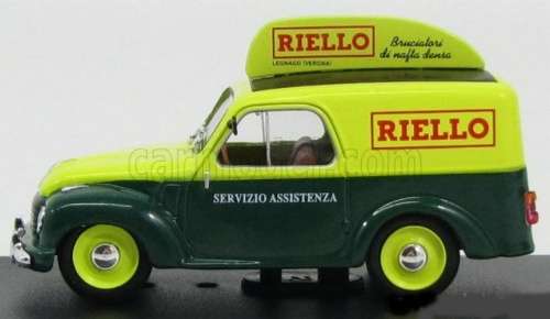 Fiat 500 C Furgoncino 1959 green/yellow 1/43 IXO NEW+boxed  #5821 instant wheels