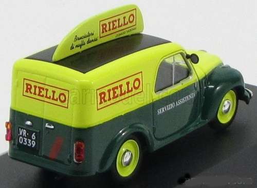 Fiat 500 C Furgoncino 1959 green/yellow 1/43 IXO NEW+boxed  #5821 instant wheels