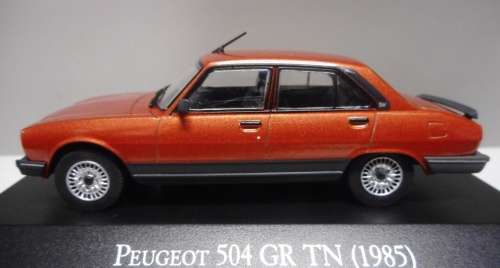 Peugeot 504 GR TN 1985 coppertone 1/43 IXO NEWinBlister  #5825 instant wheels