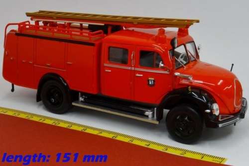 Magirus-Deutz Mercur TLF-16 125 Brigade 1961 red 1/43 IXO NEWinBlister   #5553 instant wheels