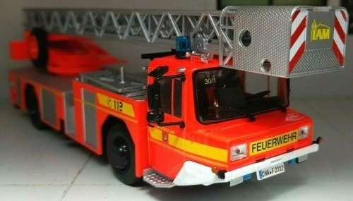 Iveco Magirus DLK 23-12 Swivel ladder 2006 orange 1/43 NEWinBlister   #5559 InstantWheels