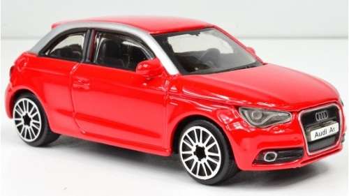 Audi A1 (8X) 2014 red 1/43 Bburago NEW+boxed  #4735 instant wheels