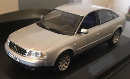 Audi A6 C5 2005 silver 1/43 Minichamps NEW+showcased  #5018 instant wheels