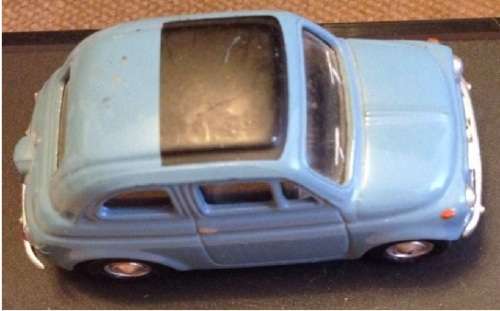 Fiat 500 1957 blue 1/43 IXO NEWinBlister  #4140 instant wheels