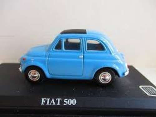 Fiat 500 1957 blue 1/43 IXO NEWinBlister  #4140 instant wheels