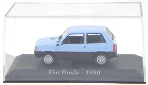 Fiat Panda 45 1980 blue+black 1/43 IXO NEW+showcased  #4145 instant wheels