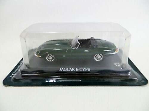 Jaguar `E`-type 1961  British Racing Green 1/43 IXO NEWinBlister  #5261 instant wheels