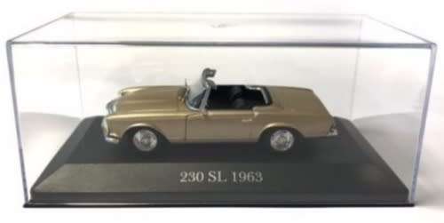 Mercedes-Benz 230 SL (W113) 1963 beige-met 1/43 IXO NEW+boxed  #4133 instant wheels