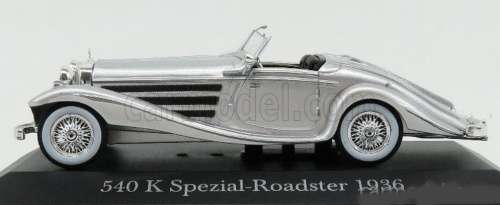 Mercedes-Benz 540 K (W29) Roadster 1936 silver 1/43 IXO NEW+boxed  #5387 instant wheels