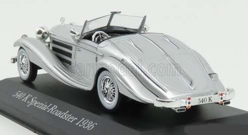 Mercedes-Benz 540 K (W29) Roadster 1936 silver 1/43 IXO NEW+boxed  #5387 instant wheels
