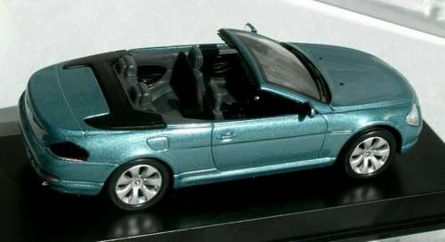 BMW Series 6 Cabrio 2004 blue-metallic 1:43 Edison NEW+boxed #5842 instant wheels