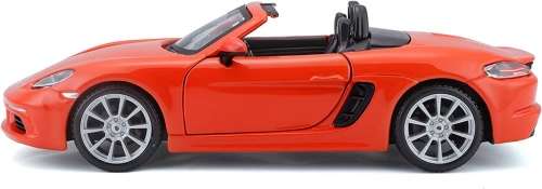 Porsche 718 Boxster (982) 2016 lava-orange 1:24 Bburago NEW+boxed  #2340 instant wheels