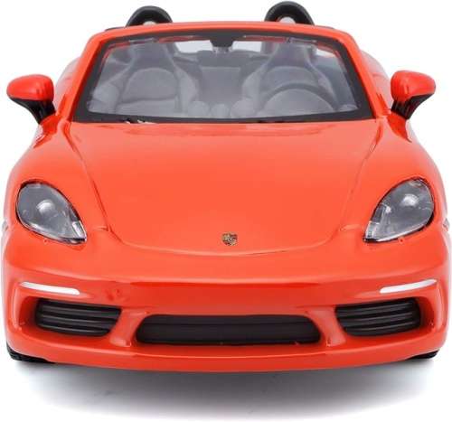 Porsche 718 Boxster (982) 2016 lava-orange 1:24 Bburago NEW+boxed  #2340 instant wheels