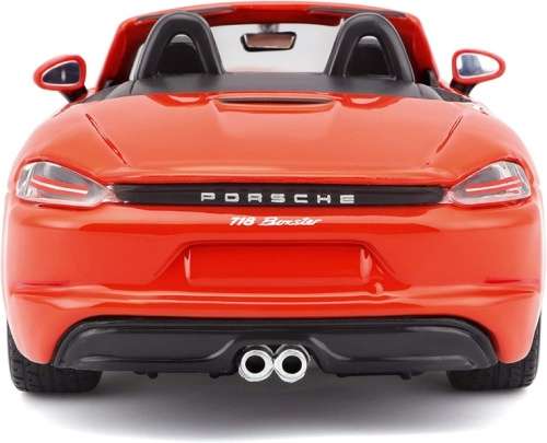 Porsche 718 Boxster (982) 2016 lava-orange 1:24 Bburago NEW+boxed  #2340 instant wheels