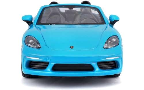 Porsche 718 Boxster (982) 2016 light-blue 1:24 Bburago NEW+boxed  #2341 instant wheels