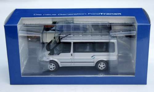 Ford Transit Bus Euroline 2000 silver 1:43 I-Minichamps NEW+boxed   #5845 instant wheels